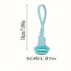 Interactive Dog Toy 3-Pack - Tug Rope, Treat Ball & Chew Toy for Large Breeds