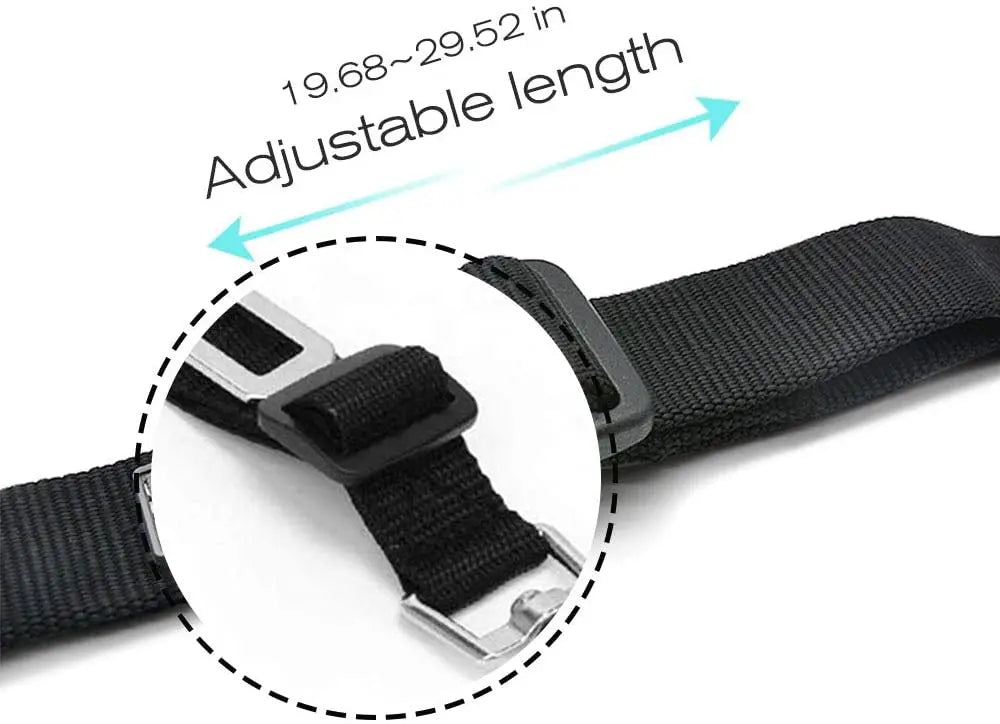 Adjustable Pet Car Seat Belt – Dog & Cat Safety Harness Lead