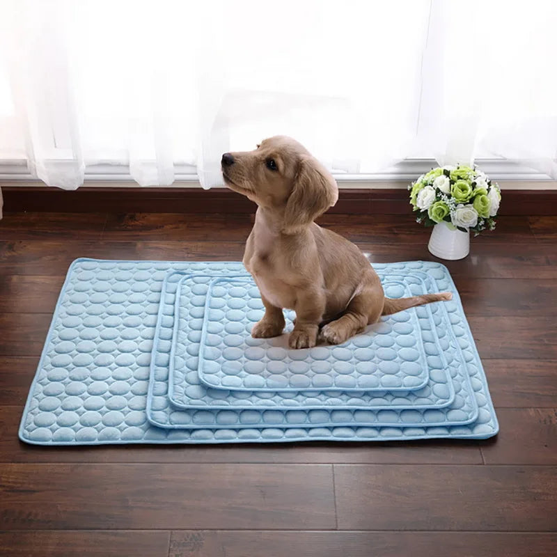 Cooling Dog Mat – Breathable Summer Pet Pad for Cats & Dogs