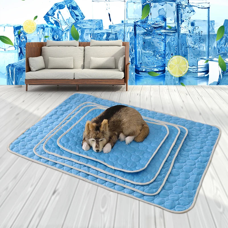 Cooling Dog Mat – Breathable Summer Pet Pad for Cats & Dogs