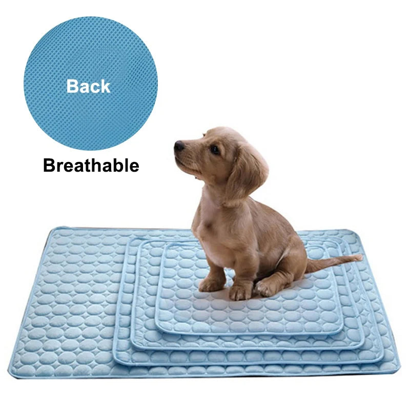 Cooling Dog Mat – Breathable Summer Pet Pad for Cats & Dogs