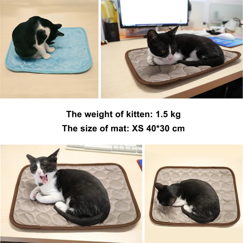 Cooling Dog Mat – Breathable Summer Pet Pad for Cats & Dogs