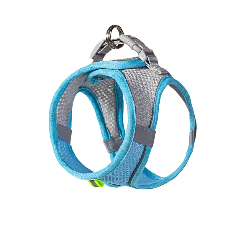 Adjustable Puppy Harness Set - Reflective Vest with Leash for Small Dogs