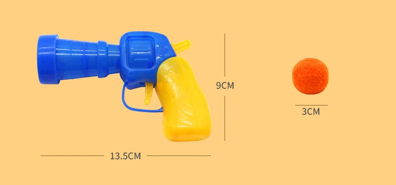 Cat Ball Launcher Toy - 10-100 Plush Balls with Shooting Gun