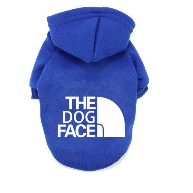 Hooded Pet Jacket - Dog Face Wind Coat Hoodie for Small to Large Dogs