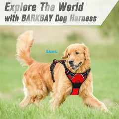 No-Pull Dog Harness – Front Clip Reflective Heavy-Duty for Large Dogs