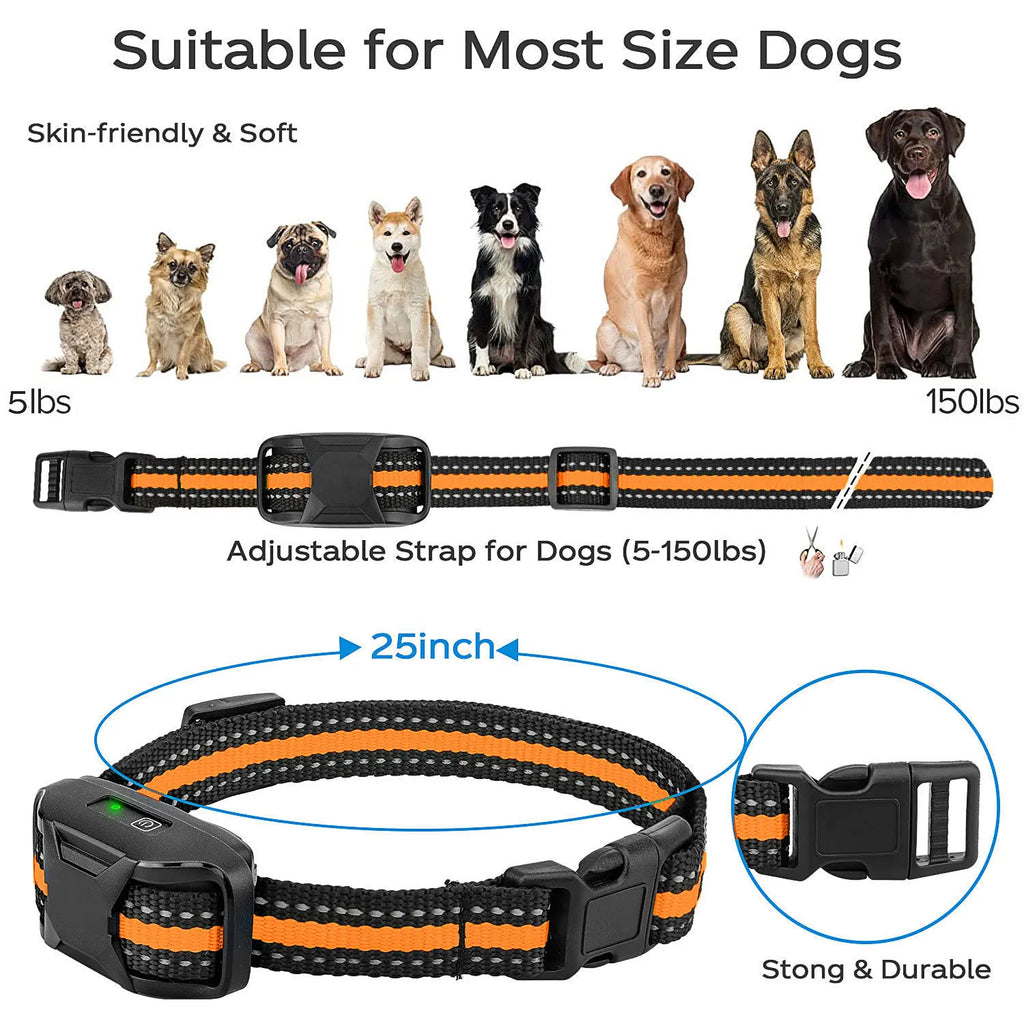 3300FT Dog Training Collar - Long Range Remote for 5-120lb Dogs
