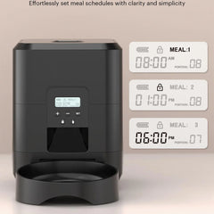 Smart Automatic Pet Feeder – Timed Cat & Dog Food Dispenser