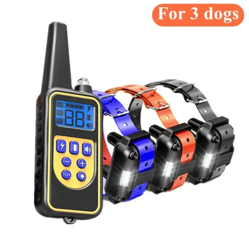 Waterproof Dog Training Collar - 800M Remote with 99 Vibration/Shock Levels