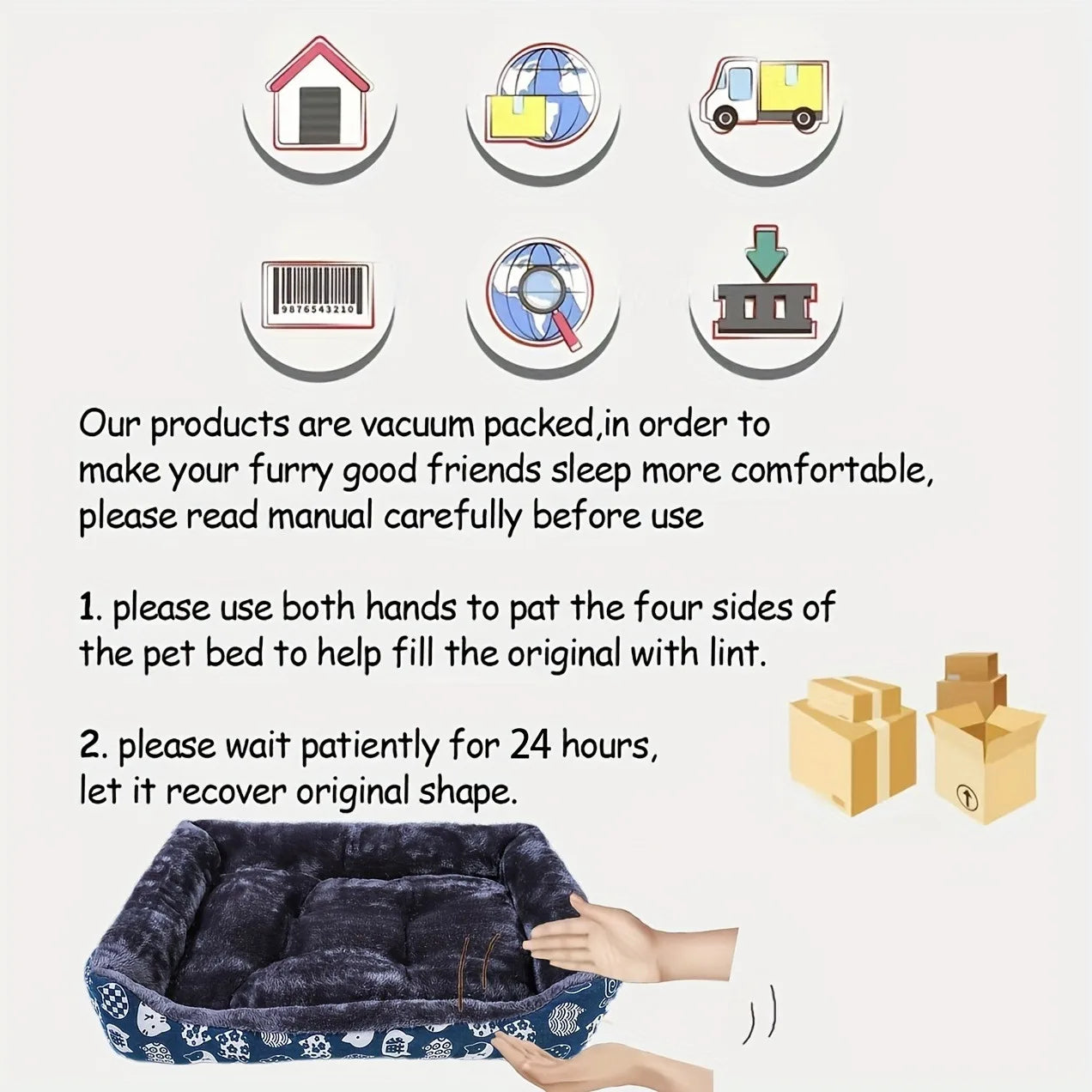 Pet Bed Sofa – Soft Cushion for Dogs & Cats of All Sizes