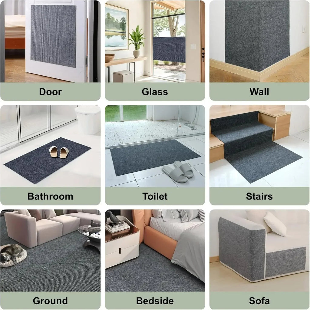 Self-Adhesive Cat Scratch Protector - Cut-to-Size Furniture Protection Mat