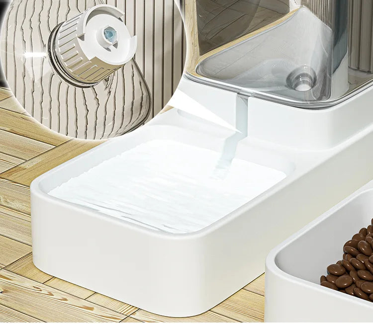 Automatic Cat Feeder & Water Dispenser – Gravity Food Container for Pets