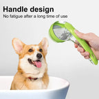 Pet Shampoo Bath Brush with Soap Dispenser – Soft Silicone Grooming Tool