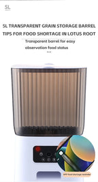 Smart Automatic Pet Feeder 5L – Cat & Dog Feeder with Camera & Voice