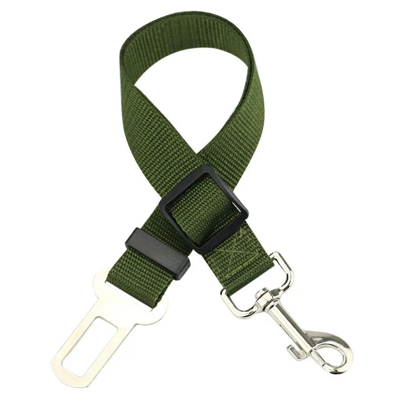 Adjustable Pet Car Seat Belt – Dog & Cat Safety Harness Lead