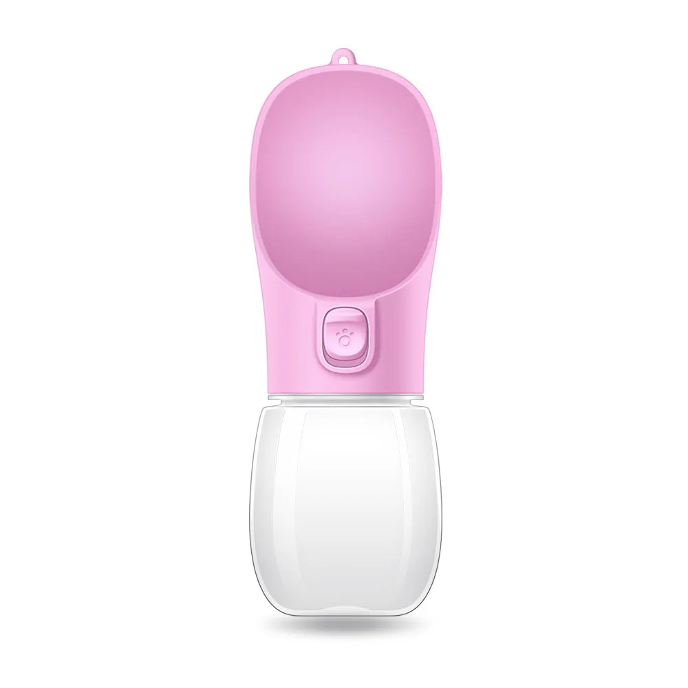 Portable Dog Water Bottle – Outdoor Leakproof Pet Drinking Bowl