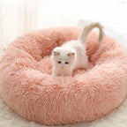 Plush Cat & Dog Nest – Warm Detachable Pet Bed for Winter