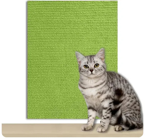 Self-Adhesive Cat Scratch Protector - Cut-to-Size Furniture Protection Mat