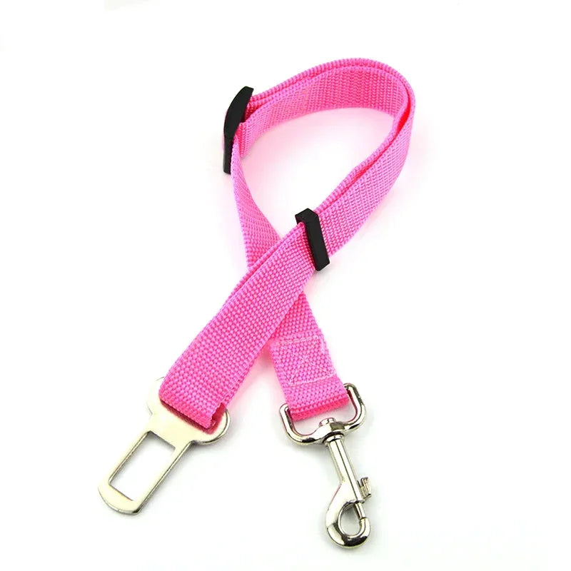 Adjustable Pet Car Seat Belt – Dog & Cat Safety Harness Lead