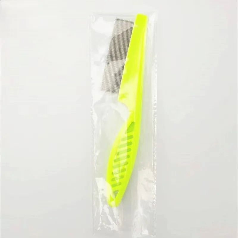 Stainless Steel Pet Flea & Hair Comb – Dog & Cat Grooming Tool