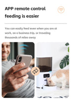 Smart Automatic Pet Feeder 5L – Cat & Dog Feeder with Camera & Voice