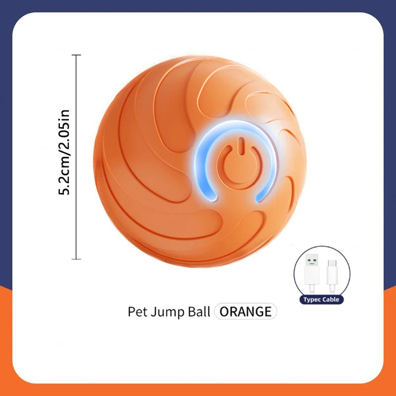 Smart Electronic Dog & Cat Toy Ball – USB Rechargeable Interactive Toy