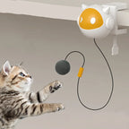 Automatic Lifting Cat Toy - Electric Teaser Ball with Adjustable Clamp