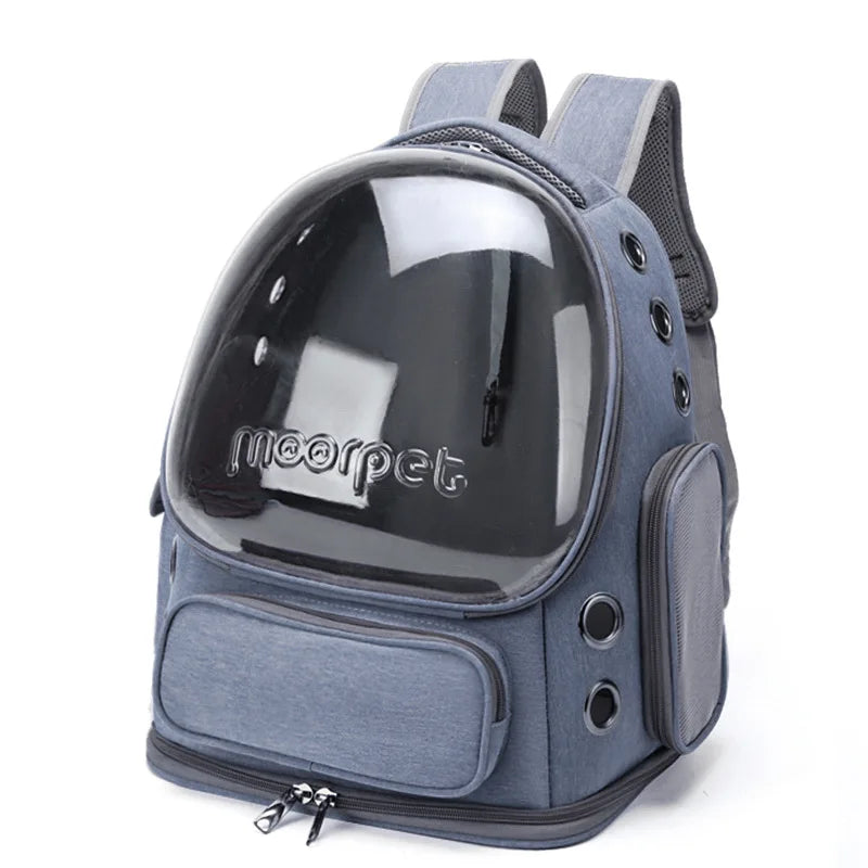 Transparent Cat Carrier Backpack – Breathable Travel Bag for Pets