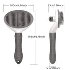 Self-Cleaning Pet Brush for Dogs & Cats – Hair Remover Comb