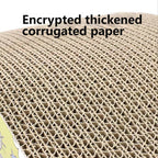Corrugated Cat Scratching Board with Catnip - Multi-Functional Claw Grinding Plate