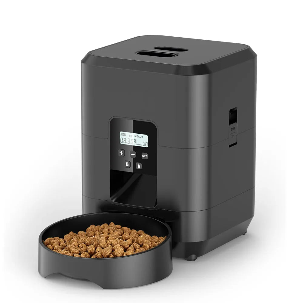 Smart Automatic Pet Feeder – Timed Cat & Dog Food Dispenser