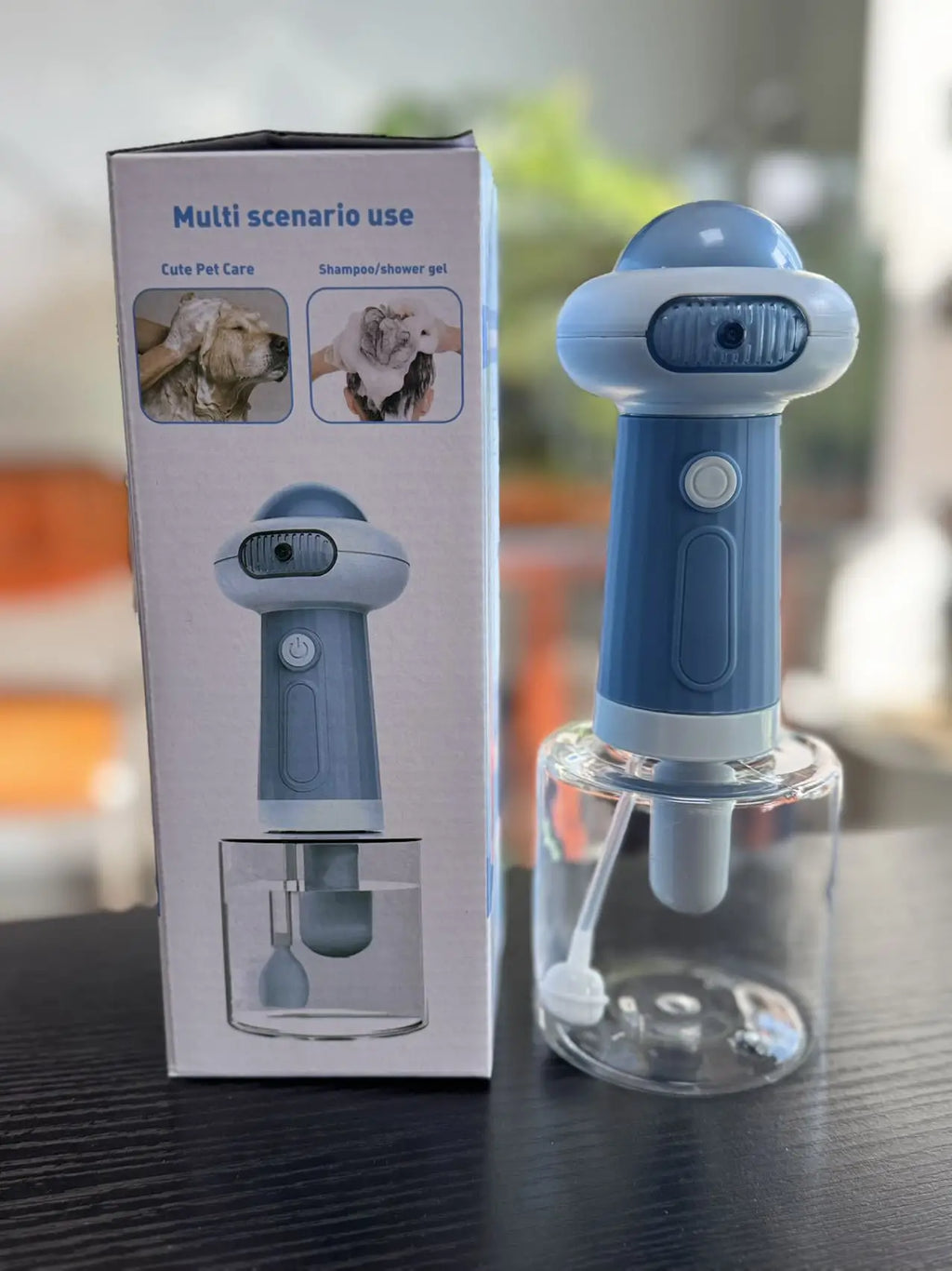 Pet Shampoo Foam Machine - Automatic Bubble Maker for Dog & Cat Baths