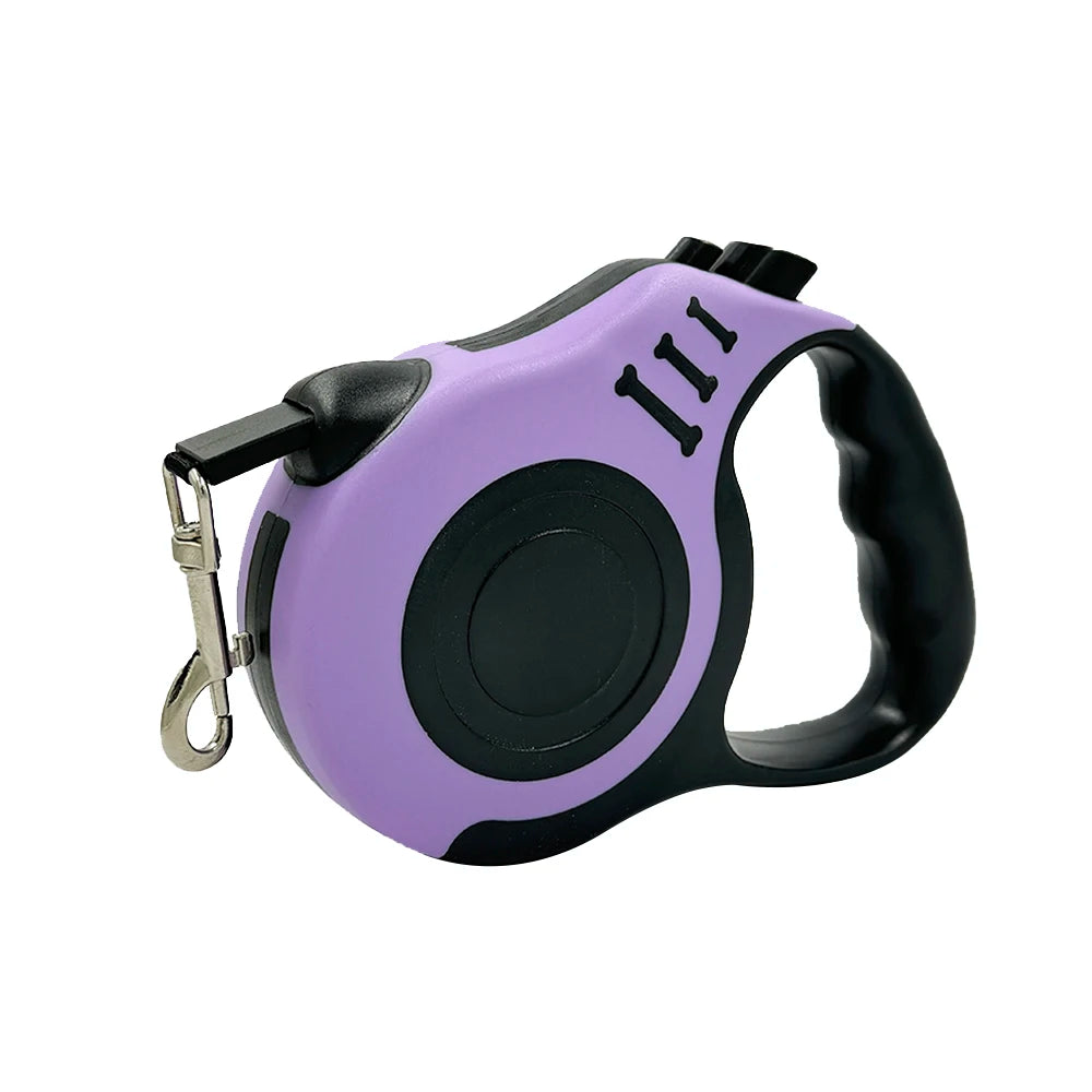 Retractable Dog & Cat Leash – 3m/5m Strong Nylon Lead