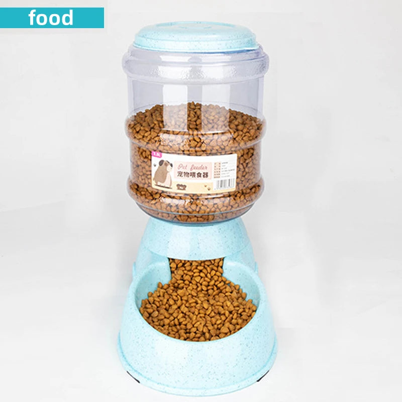 Large Capacity Pet Feeder Bowl – Cat & Dog Food Bowl with Water Dispenser