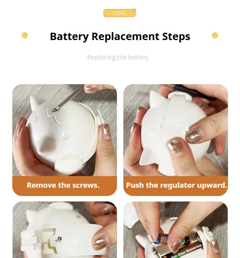 Automatic Lifting Cat Toy - Electric Teaser Ball with Adjustable Clamp