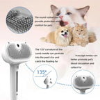 Steam Spray Dog Grooming Brush – Luxury Pet Hair Remover