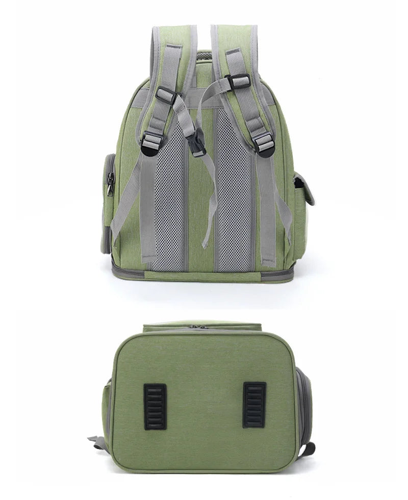 Transparent Cat Carrier Backpack – Breathable Travel Bag for Pets