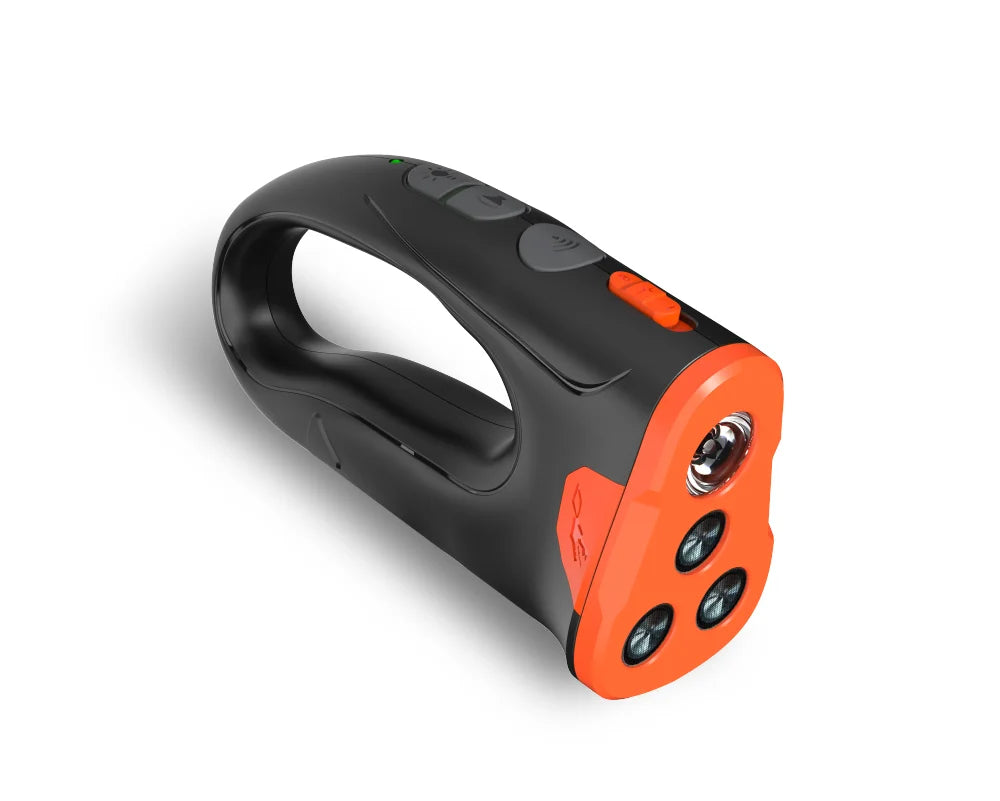 Ultrasonic Dog Training Device - Anti-Bark Deterrent with LED Flashlight