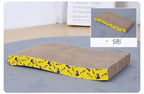 Corrugated Cat Scratching Board with Catnip - Multi-Functional Claw Grinding Plate