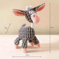 Plush Squeaky Dog Toy – Interactive Chew Toy for Puppies