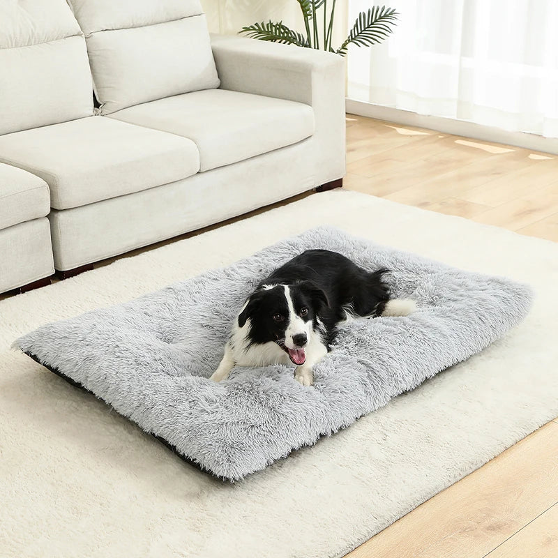 Soft Plush Dog & Cat Bed – Cozy Pet Cushion & Sleeping Sofa
