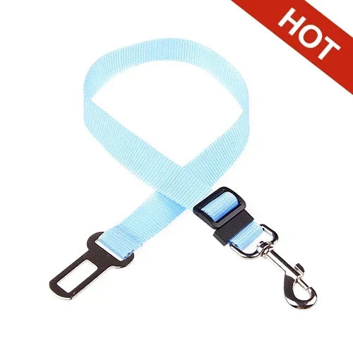 Adjustable Pet Car Seat Belt – Dog & Cat Safety Harness Lead