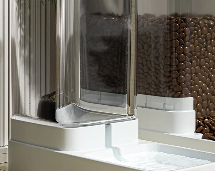 Automatic Cat Feeder & Water Dispenser – Gravity Food Container for Pets