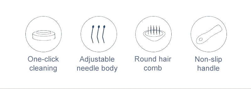 Pet Grooming Brush – Dog & Cat Hair Remover Comb for Long Hair