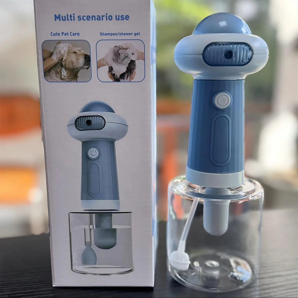 Pet Shampoo Foam Machine - Automatic Bubble Maker for Dog & Cat Baths