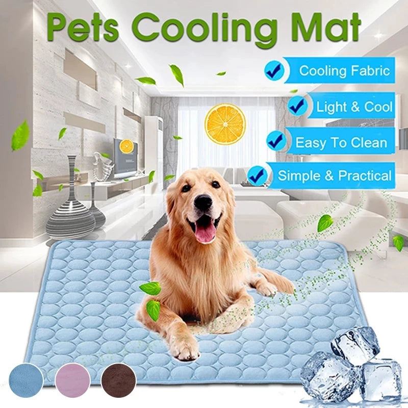 Cooling Dog Mat – Breathable Summer Pet Pad for Cats & Dogs