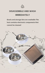 Smart Automatic Pet Feeder 5L – Cat & Dog Feeder with Camera & Voice