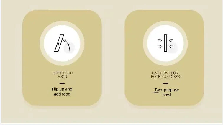 Automatic Pet Feeder & Water Dispenser – Cat & Dog Food Bowl