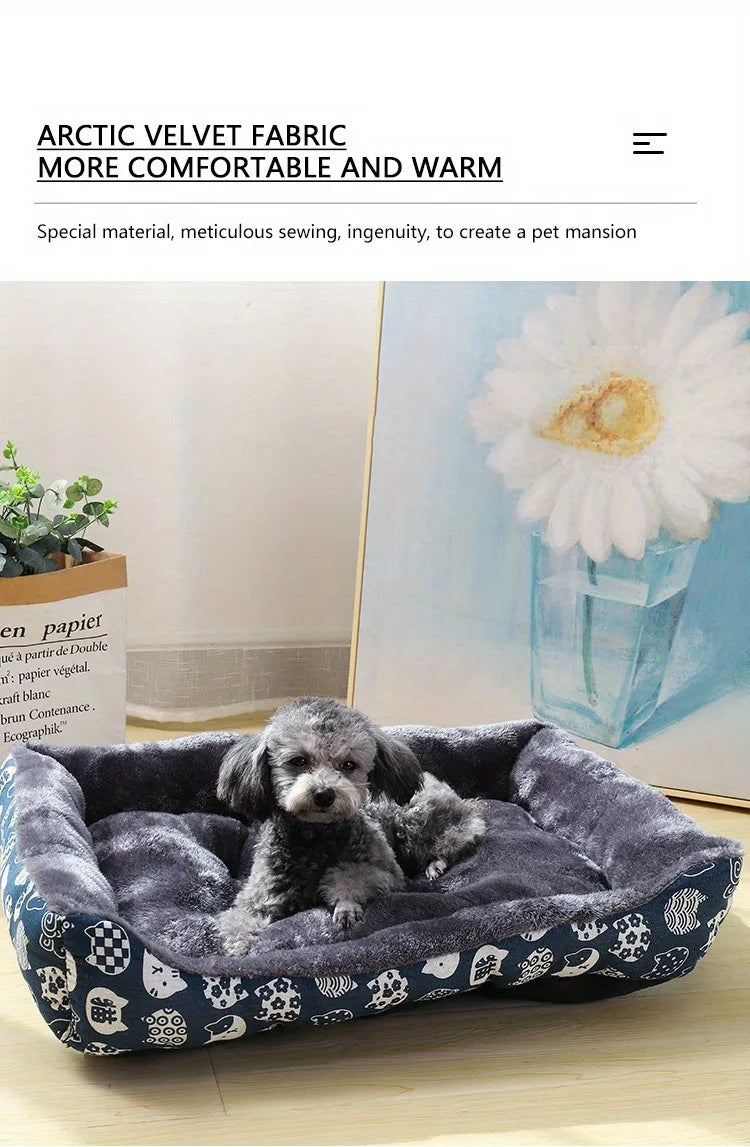 Pet Bed Sofa – Soft Cushion for Dogs & Cats of All Sizes