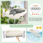 Window Cat Hammock - Suction Cup Mounted Sunbathing Perch